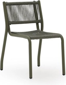 + 10% kassakorting | Dining tuinstoel | Manifesto Cecita | Rope (touw) | Groen | Stapelbaar | Kees Smit Tuinmeubelen