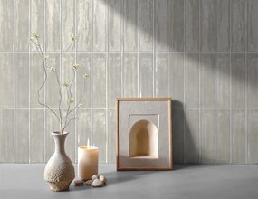 Navale Kolore wandtegel 7.5x30cm lichtgrijs
