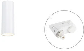 Design hanglamp wit incl. rail adapter 3-fase - 3-Phase Tubo Modern GU10 cilinder / rond Binnenverlichting Lamp