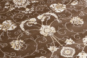 Tapijt MEFE modern  2312 Ornament, kader - Structureel,  twee poolhoogte , donker  beige