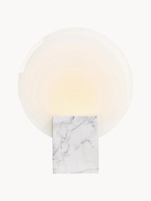 Dimbare LED wandlamp Hester met marmerlook