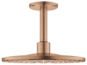 GROHE Rainshower SmartActive 310 Hoofddouche - 31cm - 2 straalsoorten - plafondarm 14.2cm - geborsteld warm sunset 26477dl0