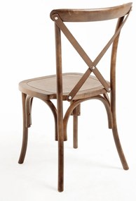Set Van 4 Altea Polypropyleen Stoelen Met Houteffect
