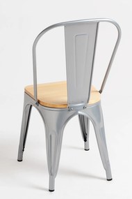 Pakket 4 Stoelen Torix Natuurlijk Hout