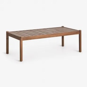 Rectangulaire 120x60 Cm Acaciahouten Tuintafel Karvia Acacia Bruin - Sklum
