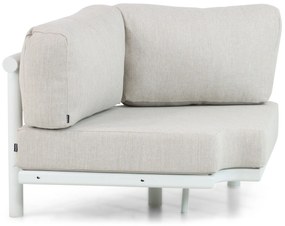 Hoek loungeset 5 personen Aluminium Wit  Lifestyle Garden Furniture Harmonic