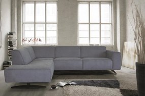 Hoekbank - Lambada - rechts - stof Mine grijs 180