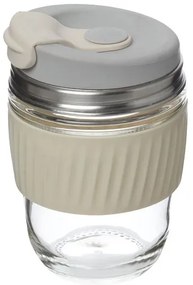 Koffiebeker to go, hittebestendig glas, 340 ml