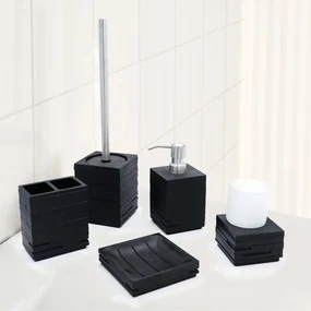 RIDDER Tandenborstelhouder Brick zwart