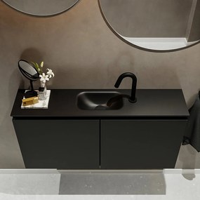 Mondiaz Ture 100cm toiletmeubel urban met wastafel urban midden 1 kraangat