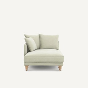 Longchair stonewashed fluweel, Lazare