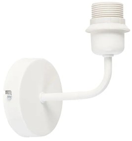 Wandlamp wit met E27 fitting - Matt Retro E27 rond Binnenverlichting Lamp