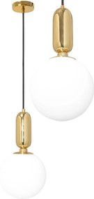 Plafondlamp Hangend Glas Metaal Goud Goud APP474-1CP
