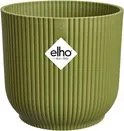 Elho Vibes Fold Rond 30 cm - Varengroen - Grote Groene Ribbelpot voor Kamerplanten