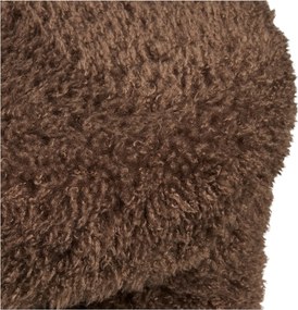 Gisborne Poef Fluffy - Brown