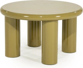 Ronde Salontafel Medium Groen - 60 X 60cm.