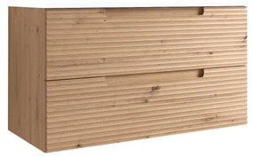 Adema Prime Balance Wastafelonderkast - 100x55x44.9cm - 2 lades - Geintegreerde greep - MDF - Rustiek Eiken 074820/RC