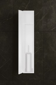 Hotbath &More inbouw toiletborstel en toiletrolhouder wit mat