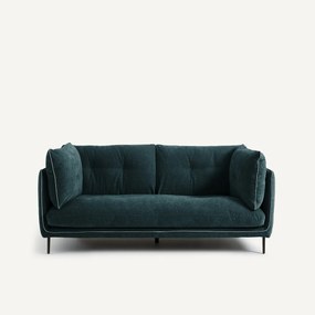 2-zits bank, chenille fluweel, Botero