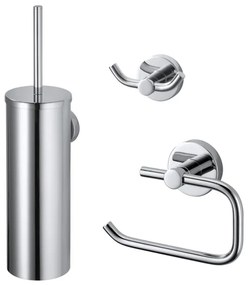Haceka Kosmos Toiletset - 3-delig - Chroom 2011100