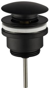 Saniclear Nero clickwaste zwart mat
