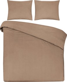 Dekbedovertrek Home - 100% natuurlijk katoen - 140x200/220 - beige