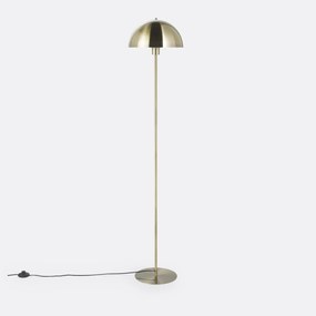 Paddestoel staanlamp, messing, Capi