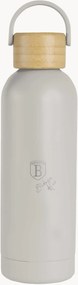 Thermosfles met bamboe deksel
