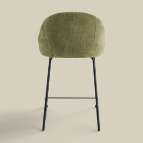 Barkruk Met Ronde Rugleuning Groen