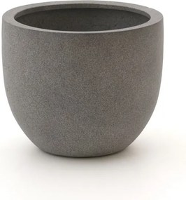Bloempot Luca Lifestyle Grigio | Taupe Kunststof | ø45cm | Geschikt voor buiten en binnen | Kees Smit Tuinmeubelen