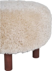 Inverness Poef Fluffy - Light Brown