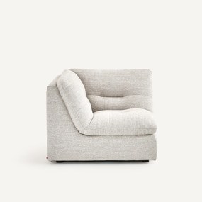 Modulaire 90° hoek in jaspé stof, GIULIANO