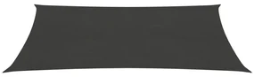 vidaXL Zonnezeil 160 g/m² 3x6 m HDPE antracietkleurig