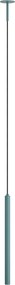 Moderne hanglamp blauw met ingebouwde plafondplaat - Chuba