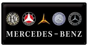 Metalen bord Mercedes-Benz - Logos