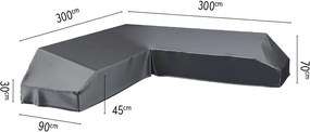 Platinum Aerocover platform loungesethoes - Ademende hoes voor loungeset met platform 300 x 300 x 90 x H30/45/70cm