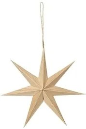 Kerst decoraties Beige Broste Copenhagen  DECO ETOILE 'VENICE' BOIS