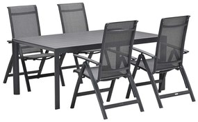 Garden Impressions Santana tuinset 5-delig verstelbaar - Adana tuintafel 180x100 cm