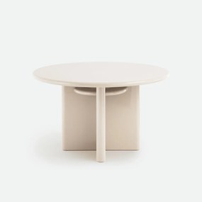Ronde, gelakte eettafel, 4 personen, diameter 130 cm, MARVELA