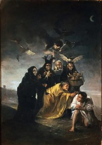 Kunstreproductie Exorcism or witches, Francisco de Goya