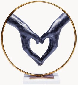 Decoratief object Elements Heart van marmer