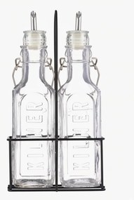 Olie- & azijnflessen Kilner, 3-delig