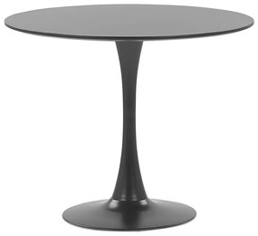 Eettafel zwart ⌀ 90 cm BOCA Beliani