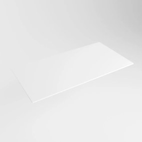 Mondiaz wastafelblad solid surface 80cm talc