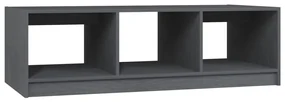 vidaXL Salontafel 110x50x34 cm massief grenenhout grijs