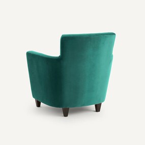 Fluwelen club fauteuil Mathesson