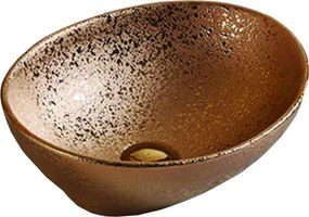 Mexen Elza opbouwwastafel 40 x 33 cm, koper - 21014051