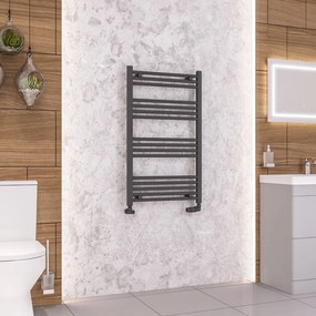 Eastbrook Wendover handdoekradiator 60x100cm 535W antraciet mat