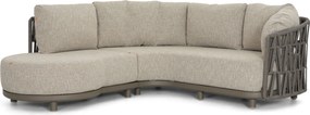 Loungeset tuin 5 personen Rope Taupe  Santika Furniture Santika