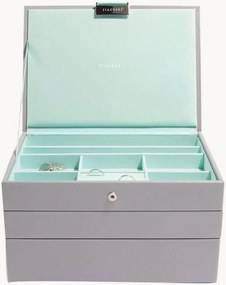 Sieradendoos Classic Dove Grey & Mint, 3-delig